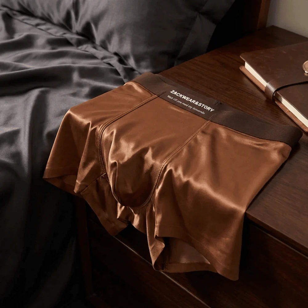 Luxury Ice Silk Boxers For Men