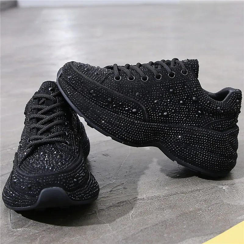 CrystalChic™ - Crystal Women's Platform Sneakers