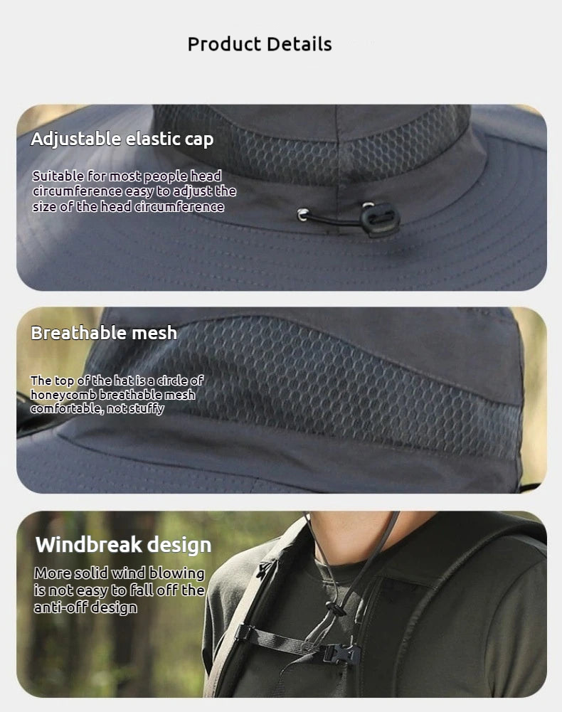SolarCooler™ – Dual-Powered Fan Hat