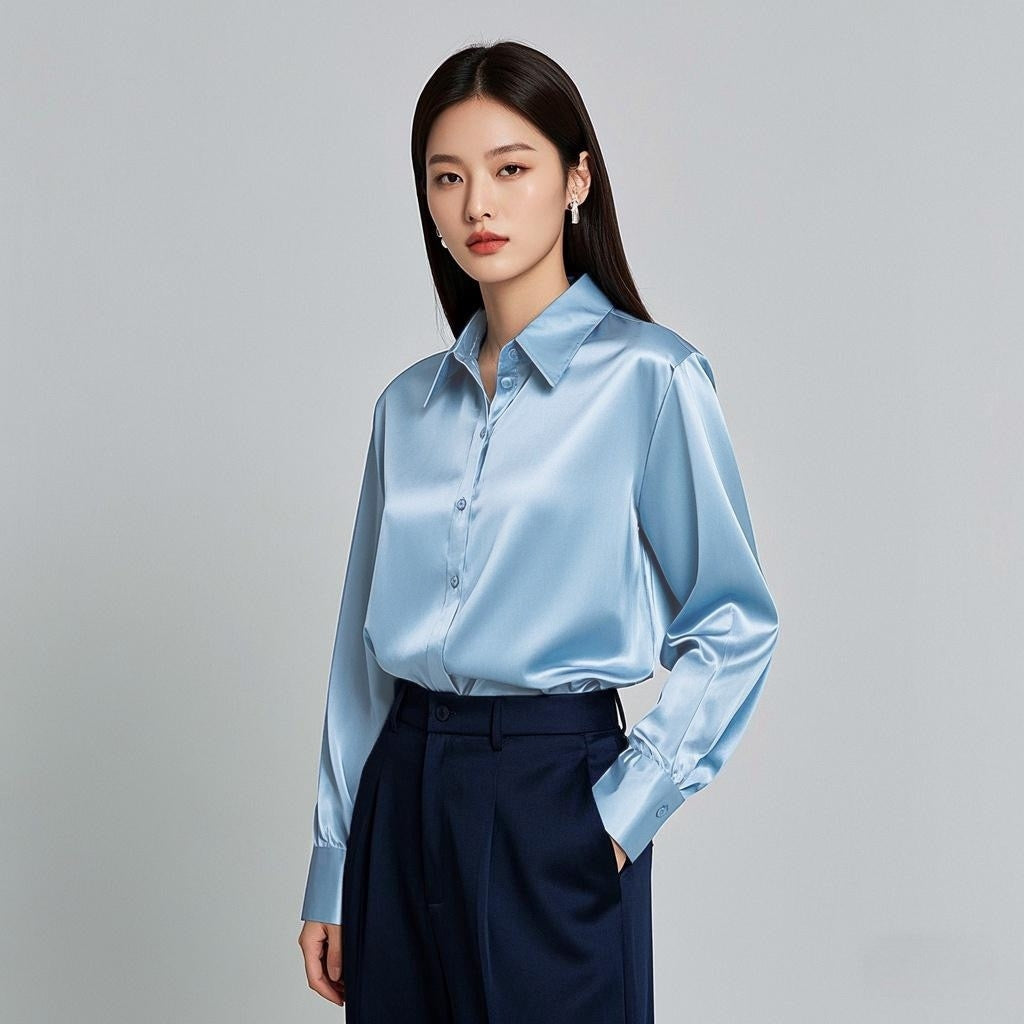 Elegant Satin Blouse