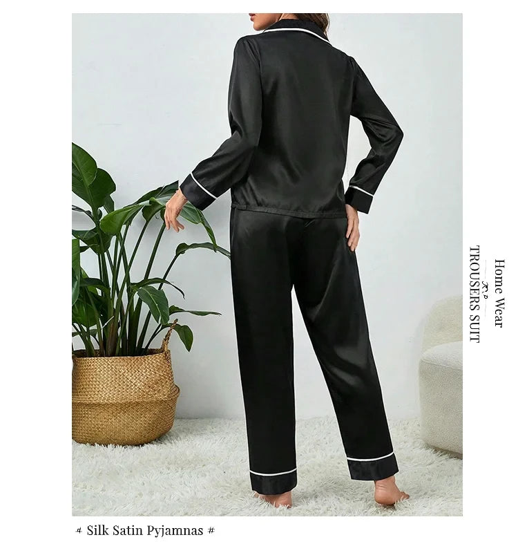 SilkLuxe™ –Cozy Satin Pajama