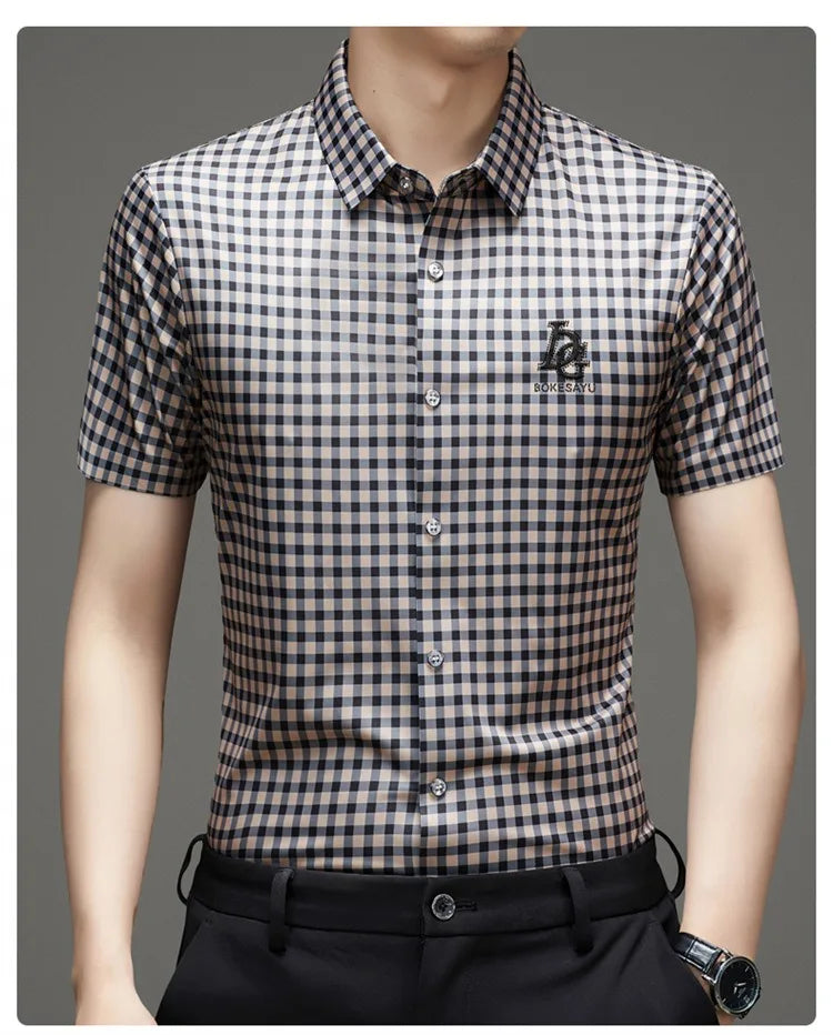 D&Gent™ Non-Iron Plaid Shirt