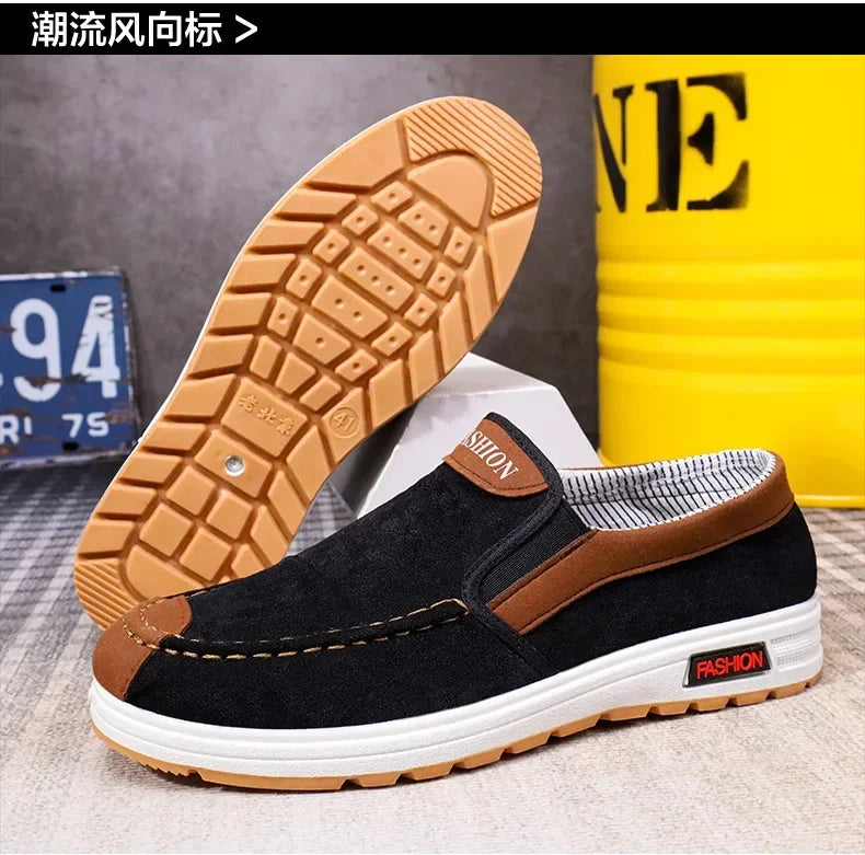 StrideEase™ Plus-Size Loafers for Men