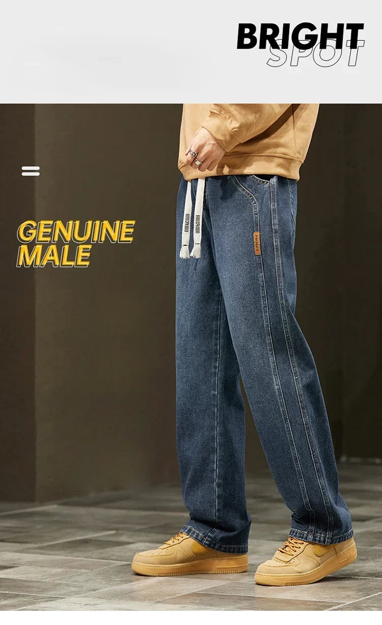 Men's Vintage Loose Straight Jeans