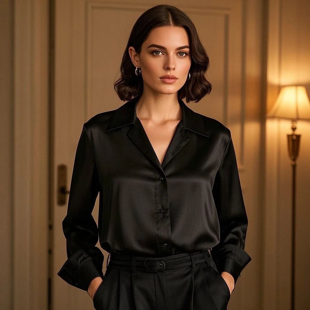 Elegant Satin Blouse