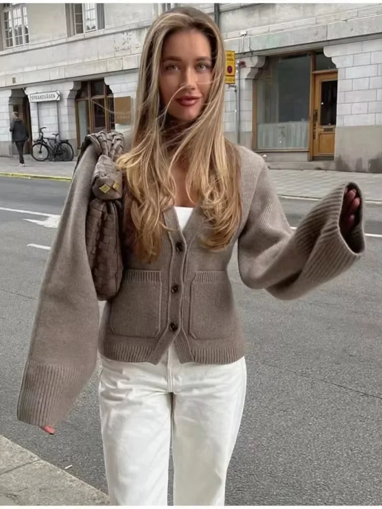 Feather Patchwork Cardigan