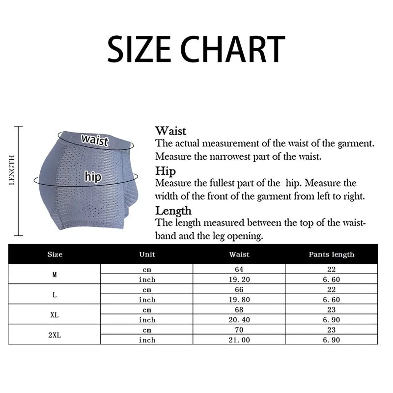 Men’s Shapewear Padded Shorts