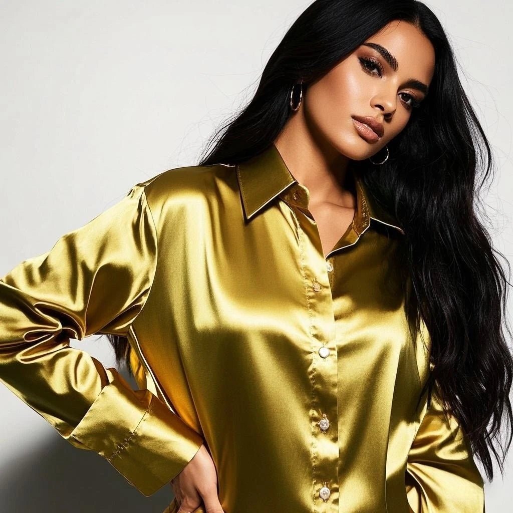 Elegant Satin Blouse