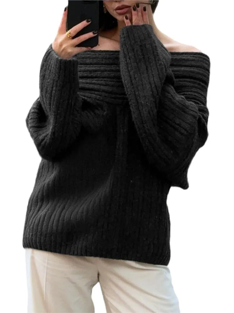 Sleek One-Shoulder Knit™