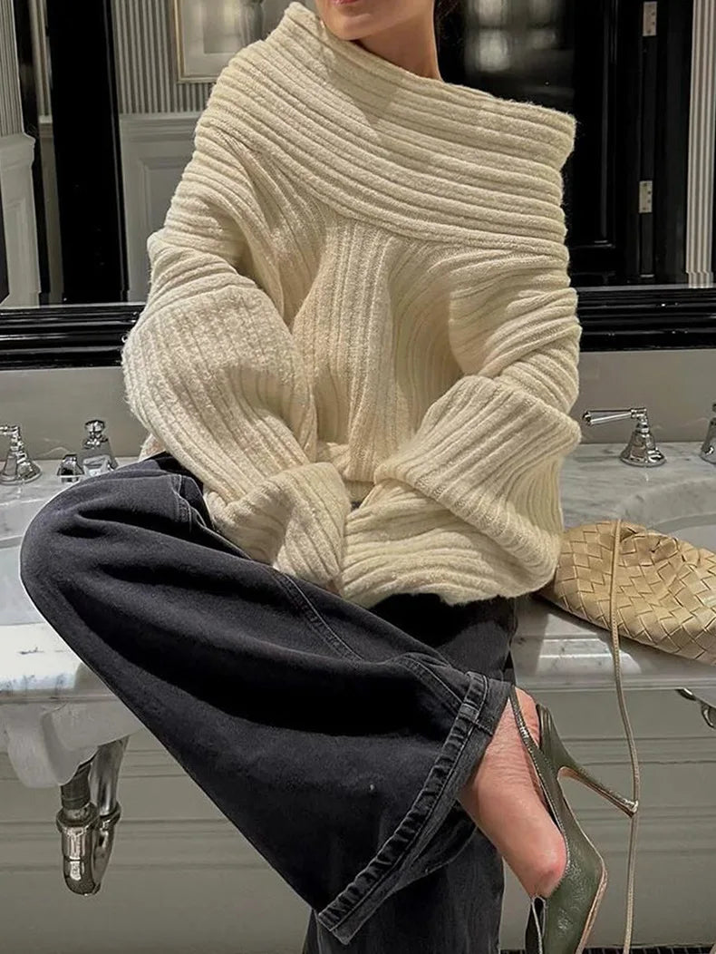 Sleek One-Shoulder Knit™