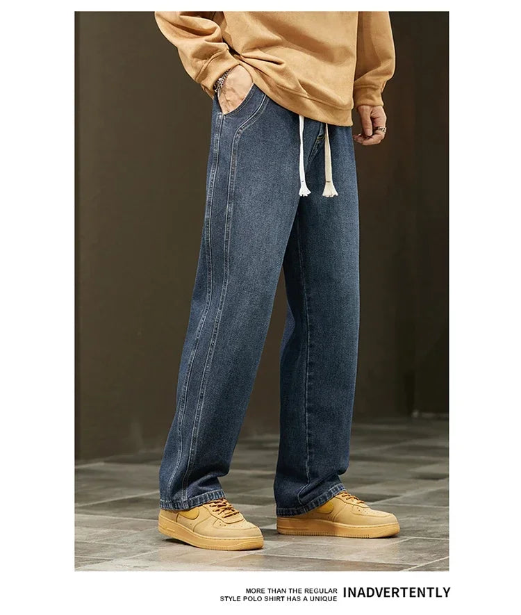 Men's Vintage Loose Straight Jeans