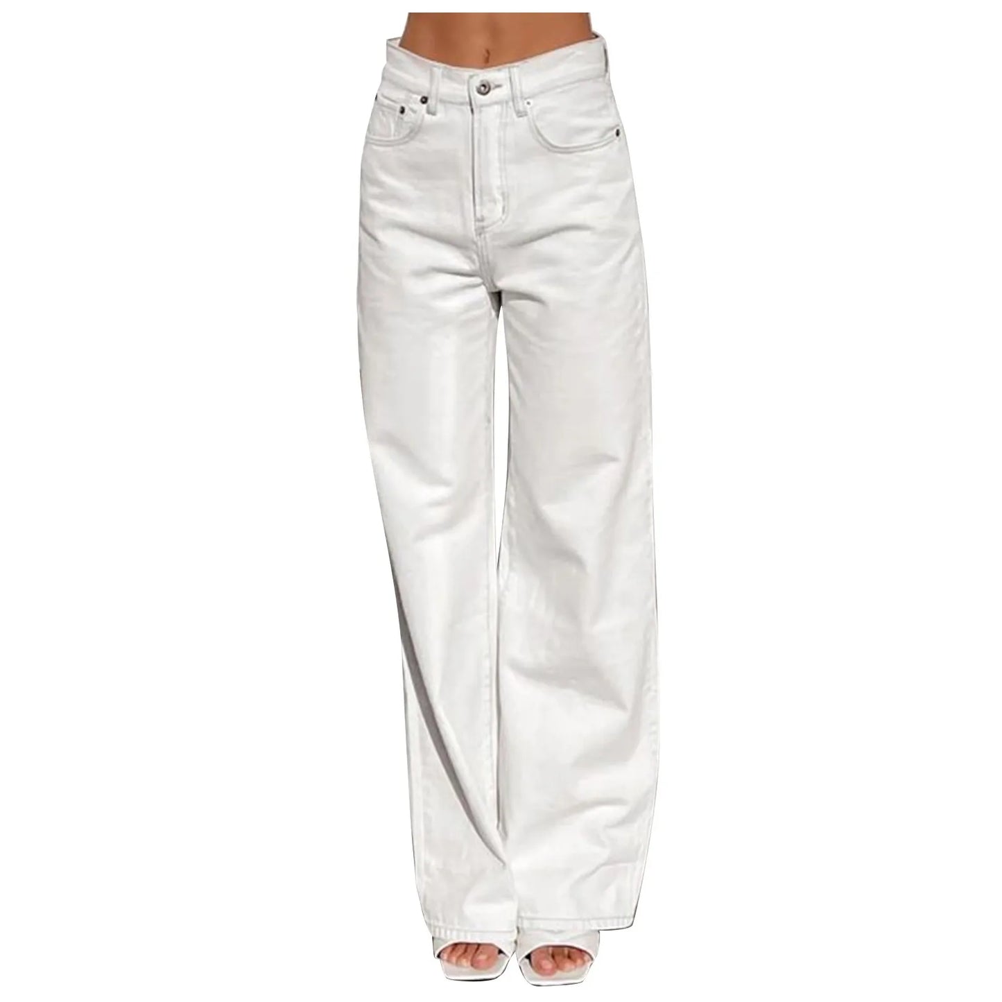High-Waist Wide Leg Jeans