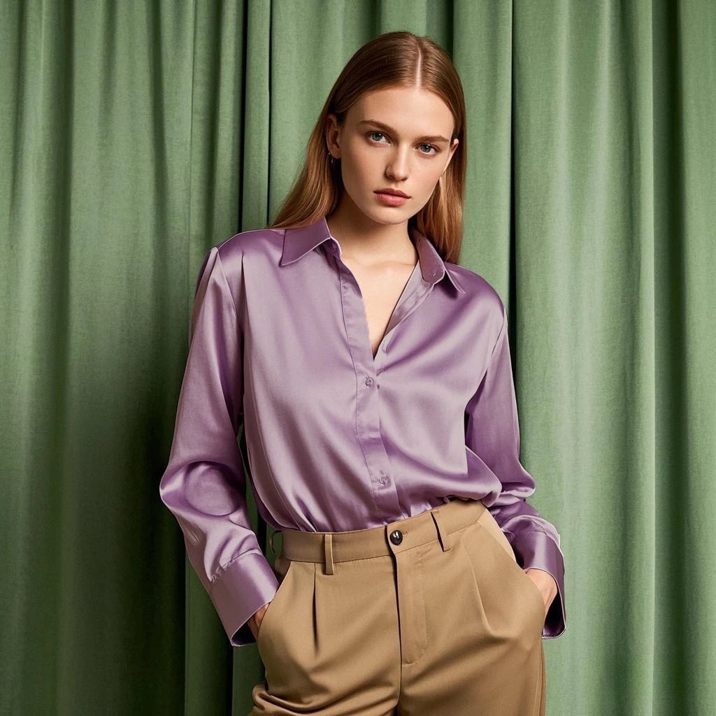 Elegant Satin Blouse