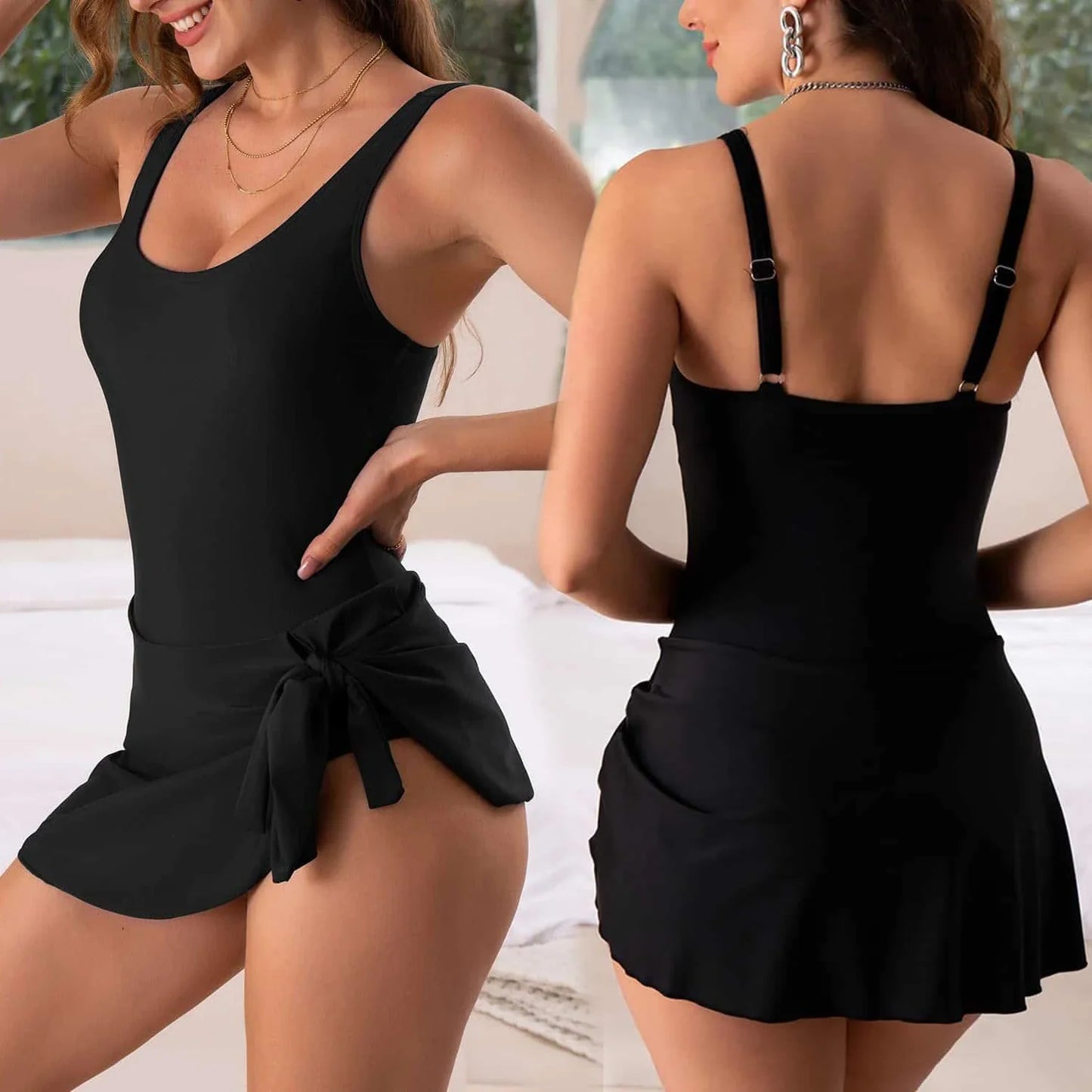 WaveBloom™ One-Piece Swim Romper
