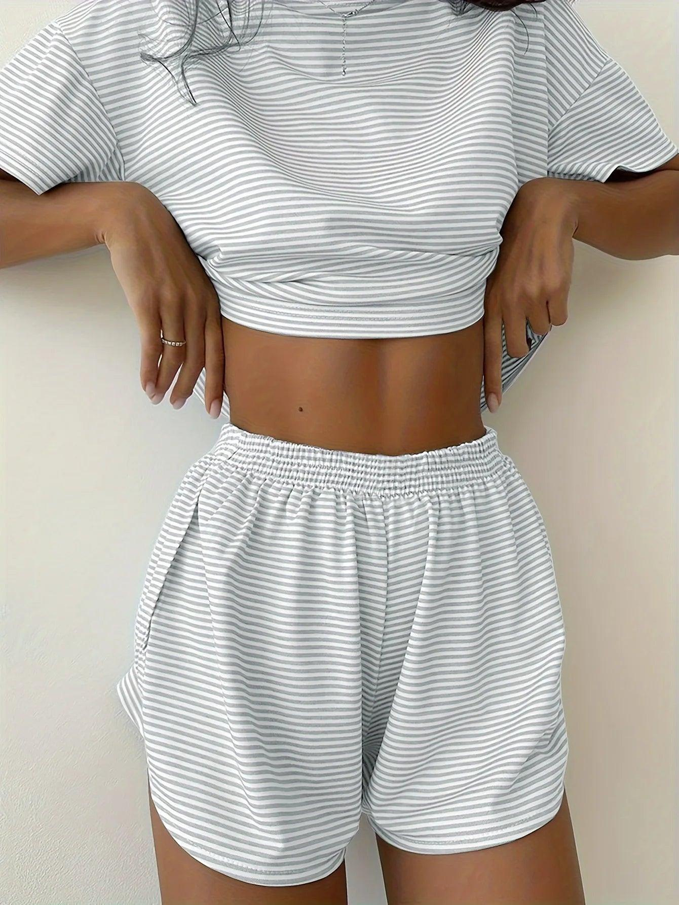 Striped Summer Pajama Set