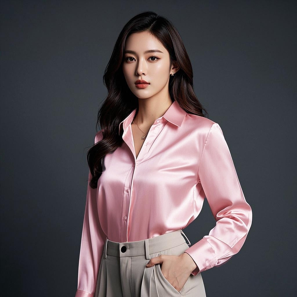 Elegant Satin Blouse