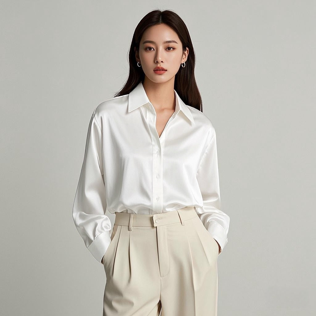 Elegant Satin Blouse