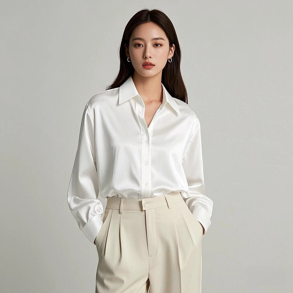 Elegant Satin Blouse