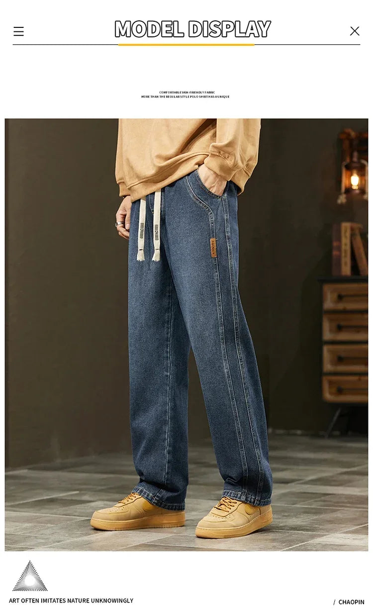 Men's Vintage Loose Straight Jeans
