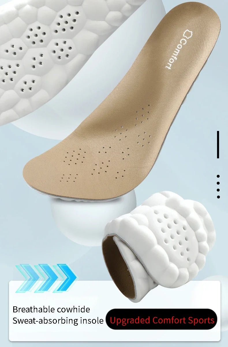 StrideFlex™ Cowhide Orthopedic Insoles