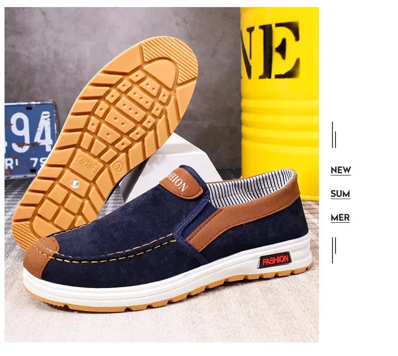 StrideEase™ Plus-Size Loafers for Men