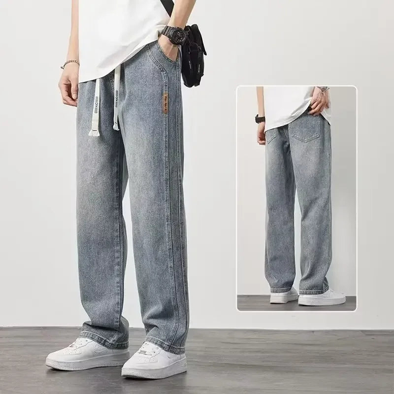 Men's Vintage Loose Straight Jeans