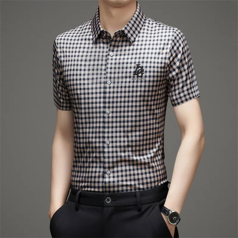 D&Gent™ Non-Iron Plaid Shirt
