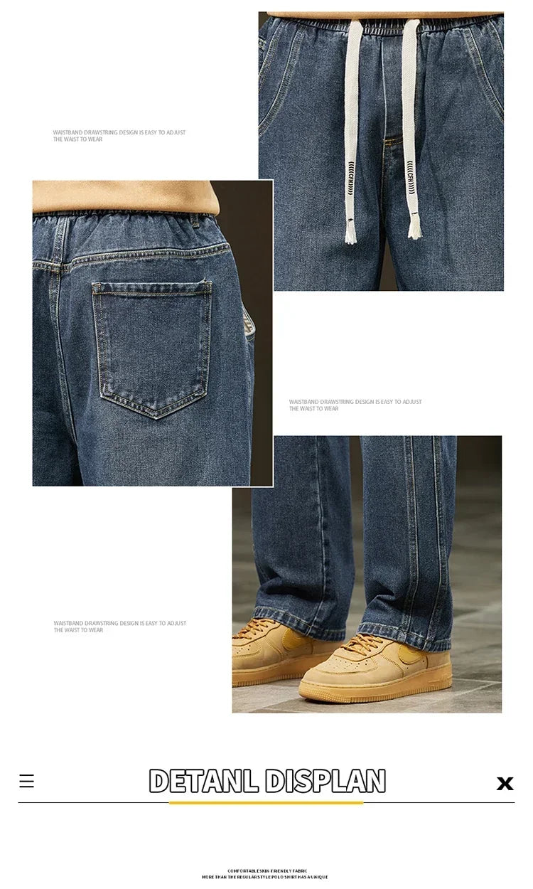 Men's Vintage Loose Straight Jeans