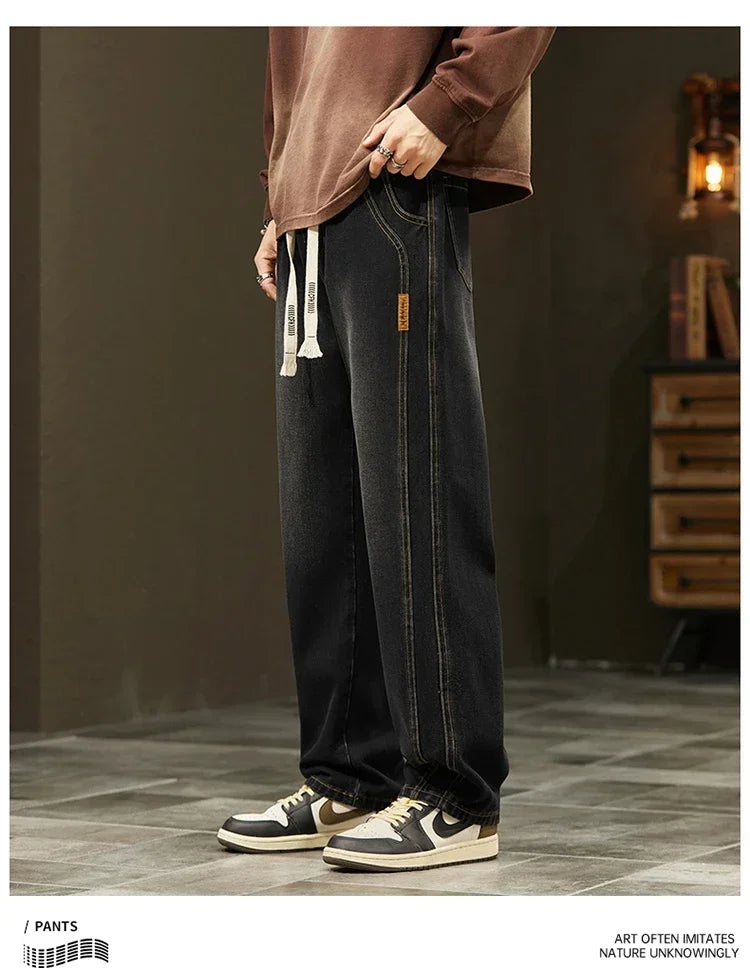 Men's Vintage Loose Straight Jeans