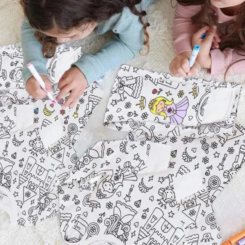 Coloring Pure Cotton Pajama Set