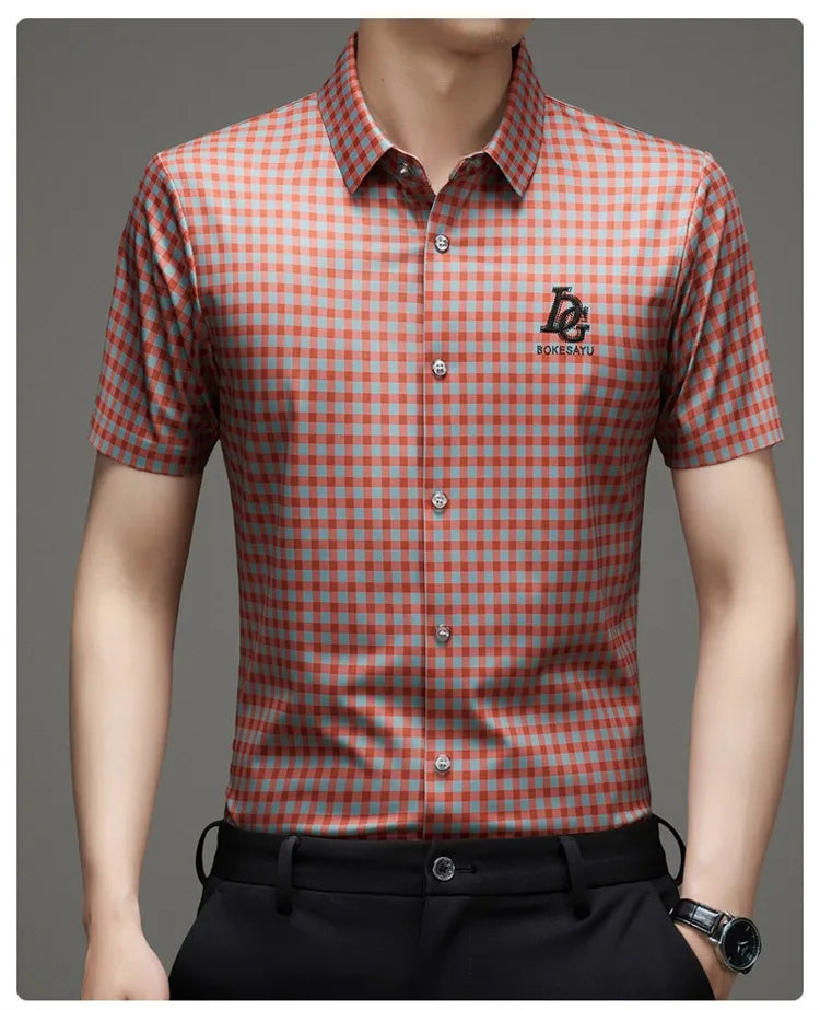 D&Gent™ Non-Iron Plaid Shirt