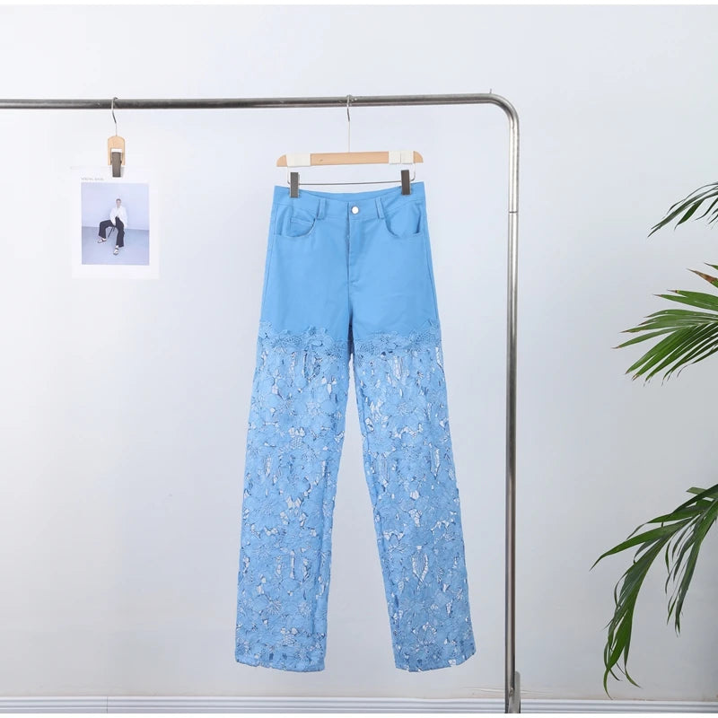 LaceFlow™ Plus Size Summer Jeans