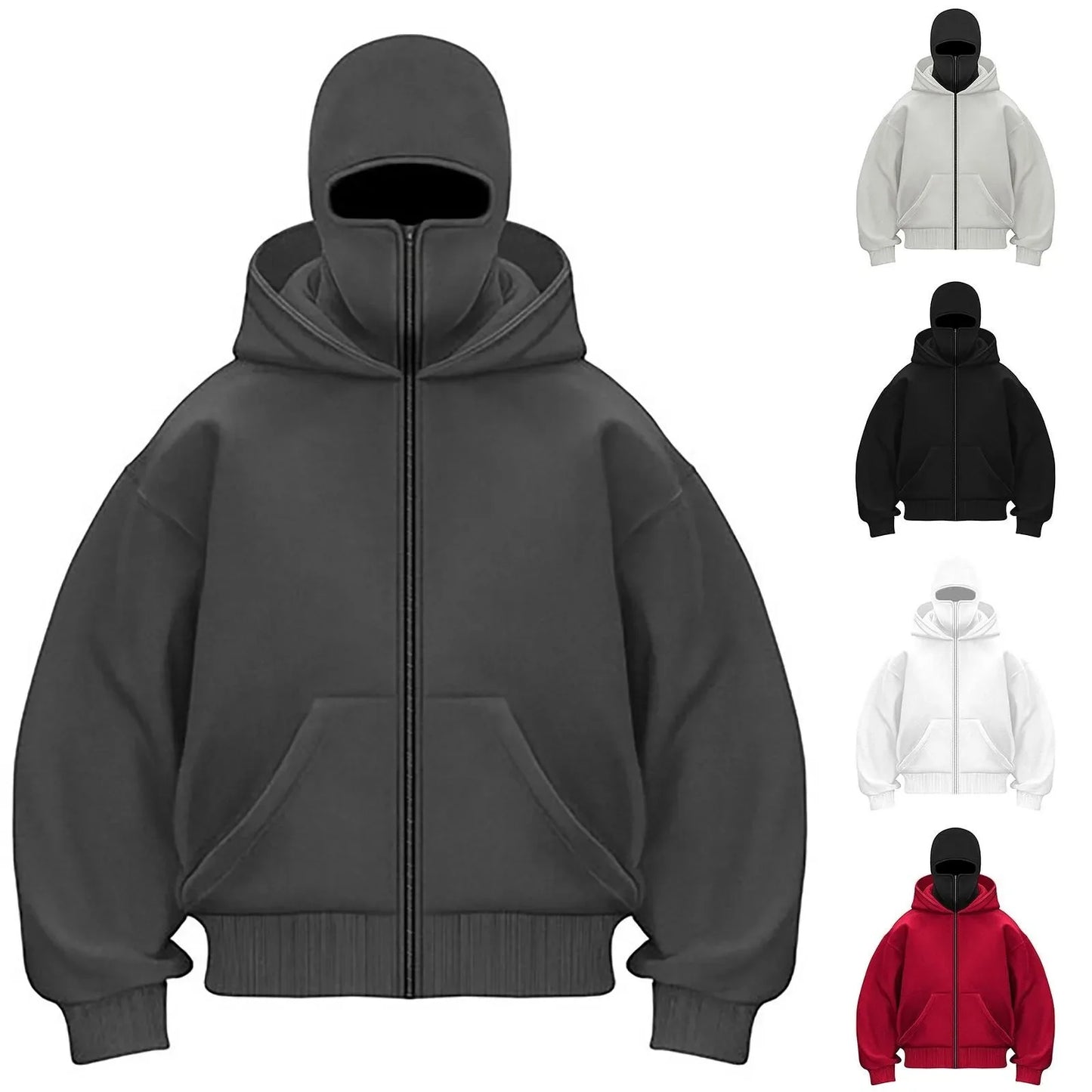 Vintage Balaclava Hoodie