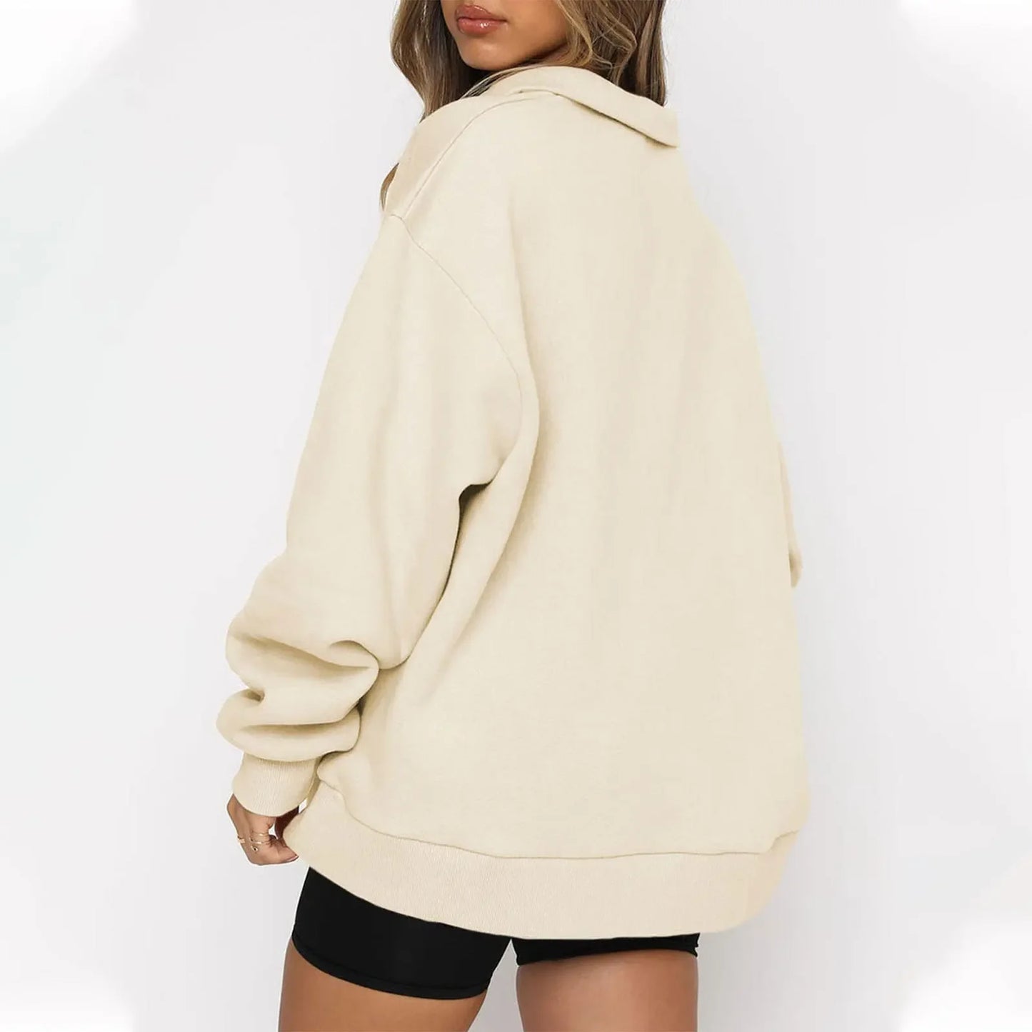 Zip-Up Comfy Casual Pullover