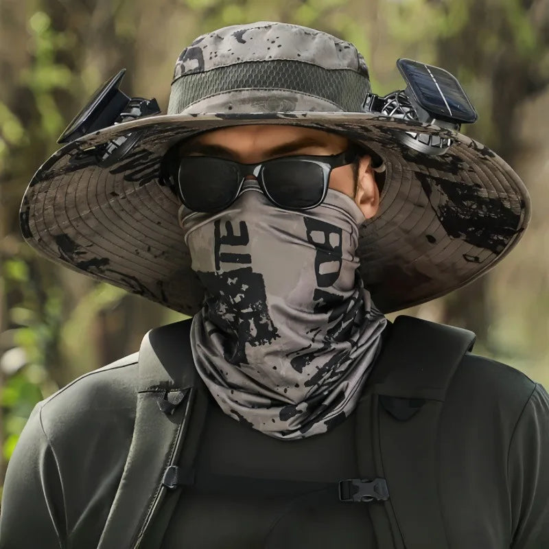 SolarCooler™ – Dual-Powered Fan Hat