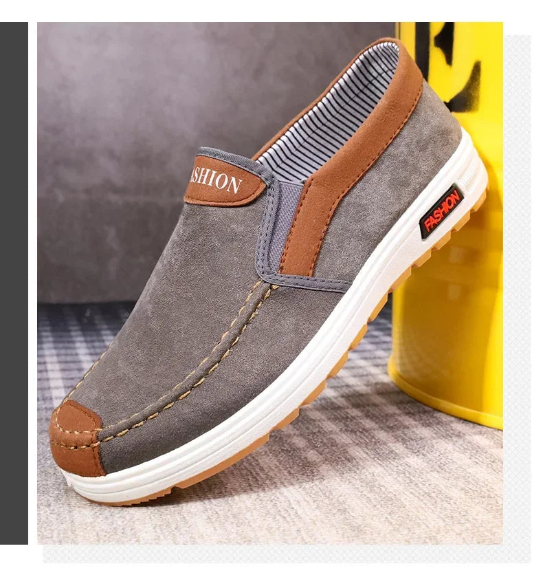 StrideEase™ Plus-Size Loafers for Men