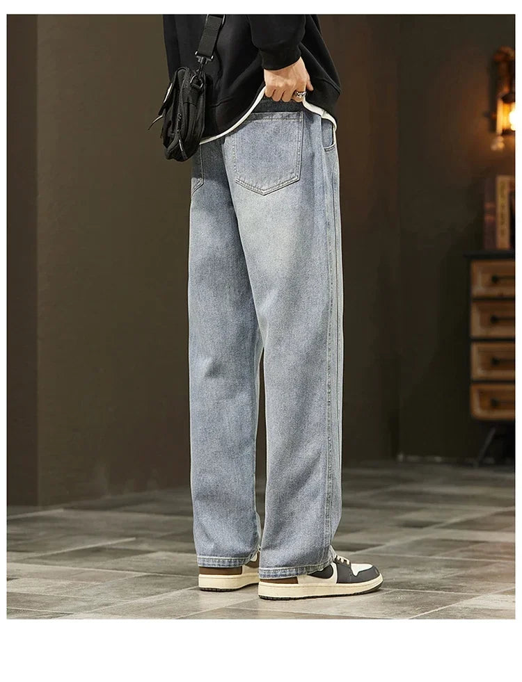 Men's Vintage Loose Straight Jeans