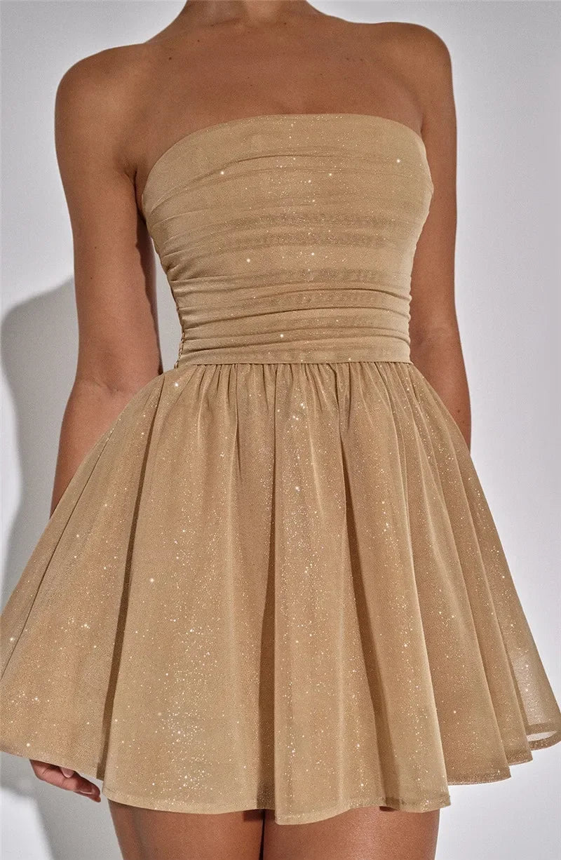 Strapless Mini Dress