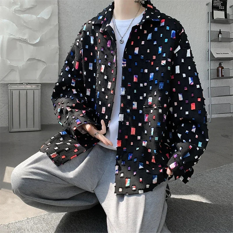 GridLayer™ Oversized Plaid Shirt