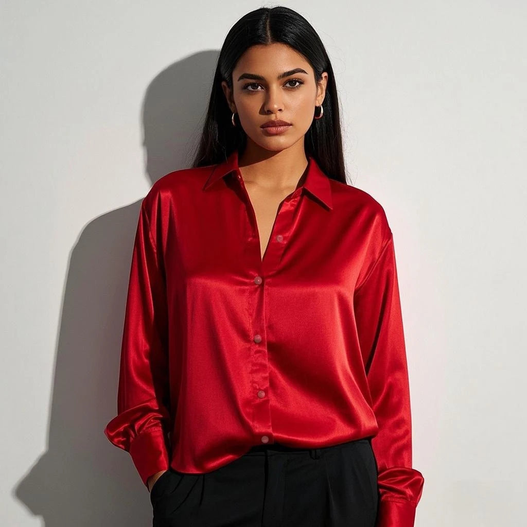 Elegant Satin Blouse