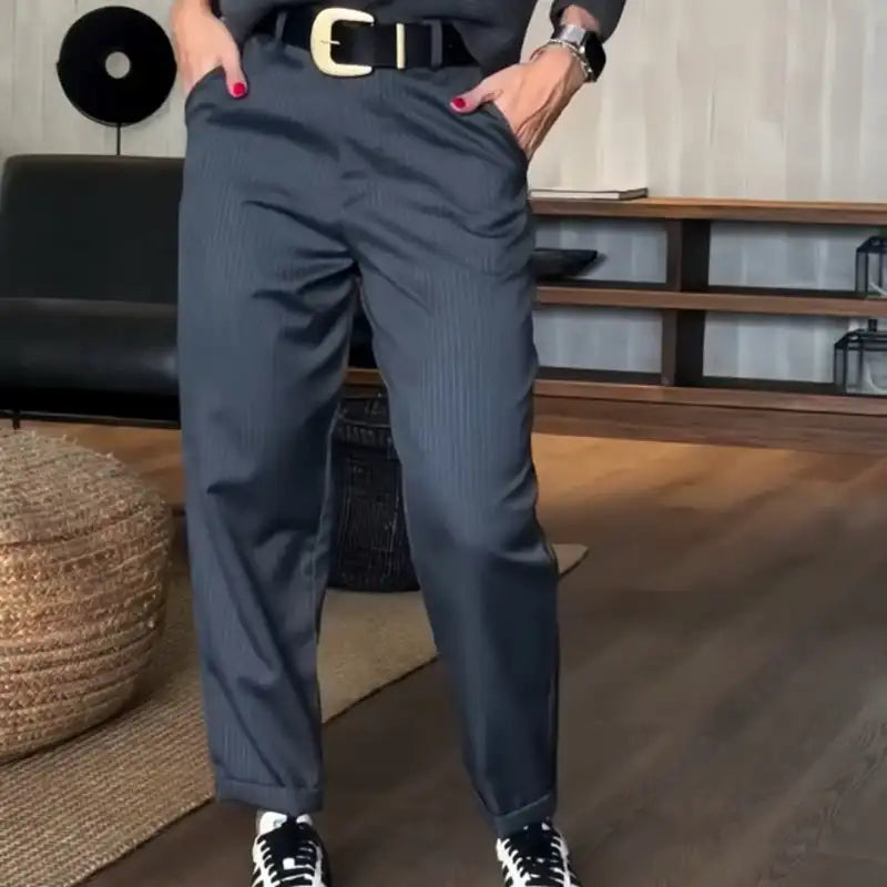 EleganceFit™ High-Waist Blazer Pants