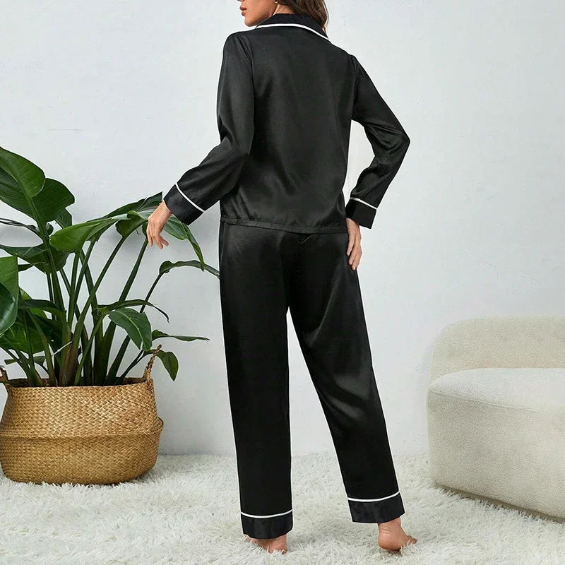 SilkLuxe™ –Cozy Satin Pajama