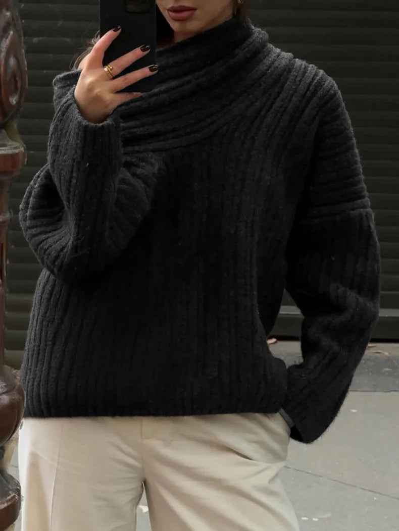 Sleek One-Shoulder Knit™