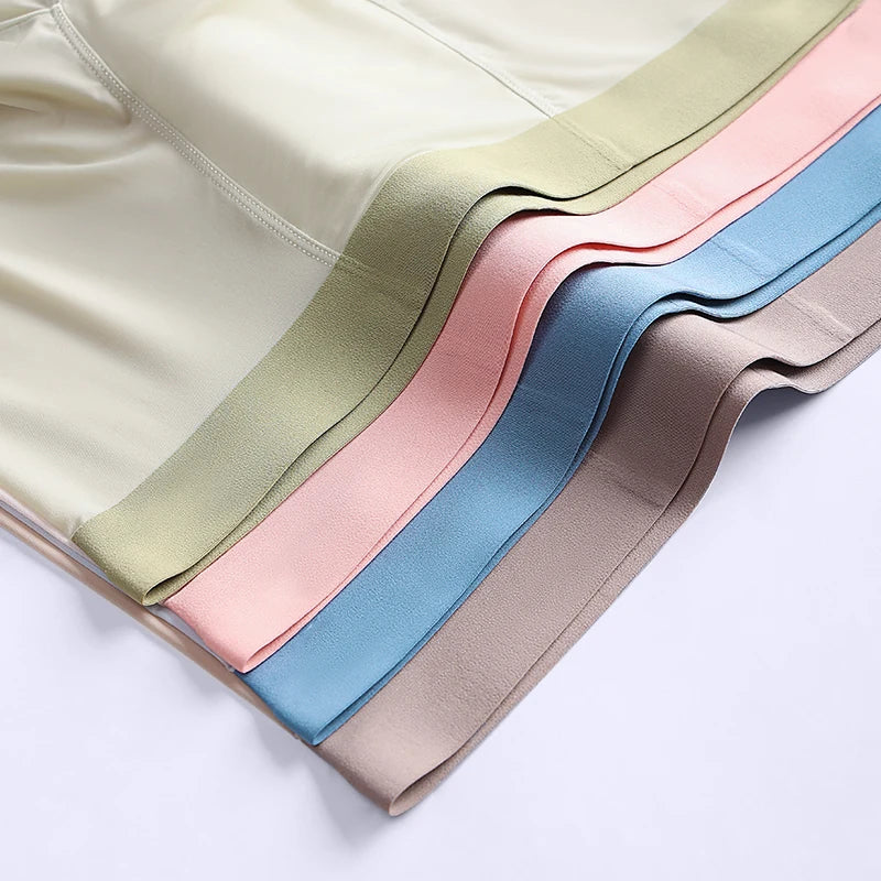 4 PCS Thin Ice Silk Underwear