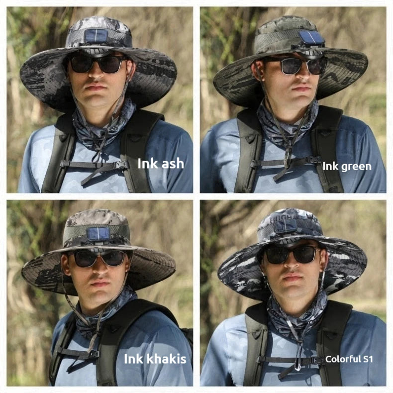 SolarCooler™ – Dual-Powered Fan Hat