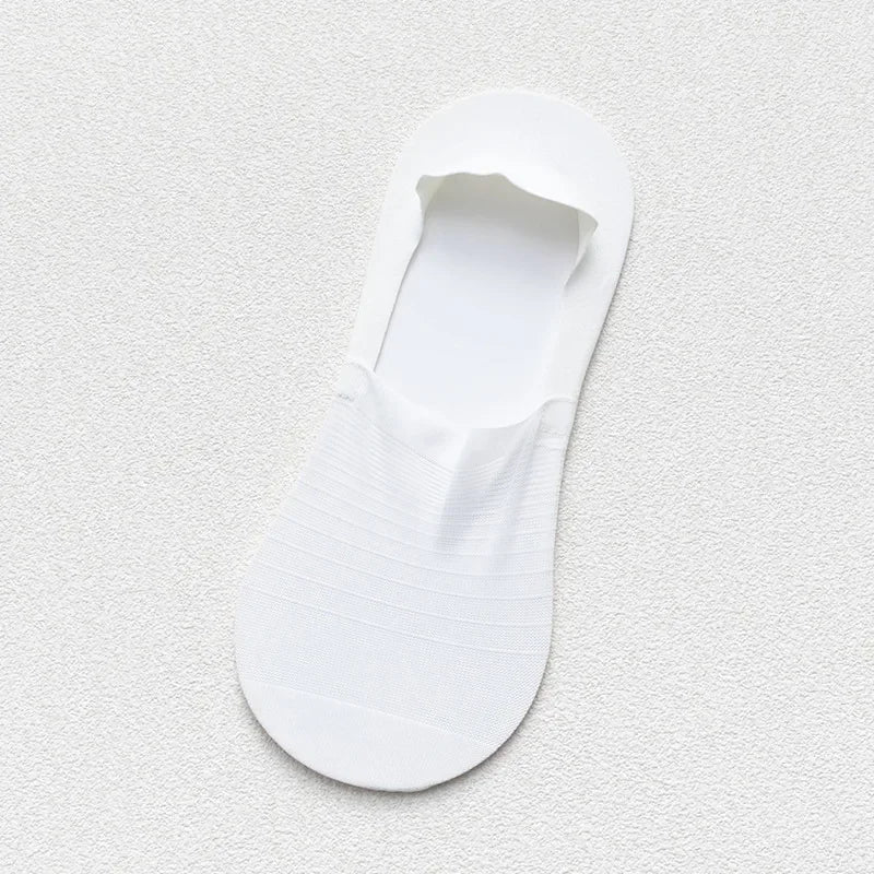 5 Pairs Men’s No-Show Ice Silk Summer Socks