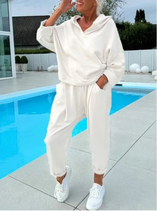 Hoodie and Harem Pants Set