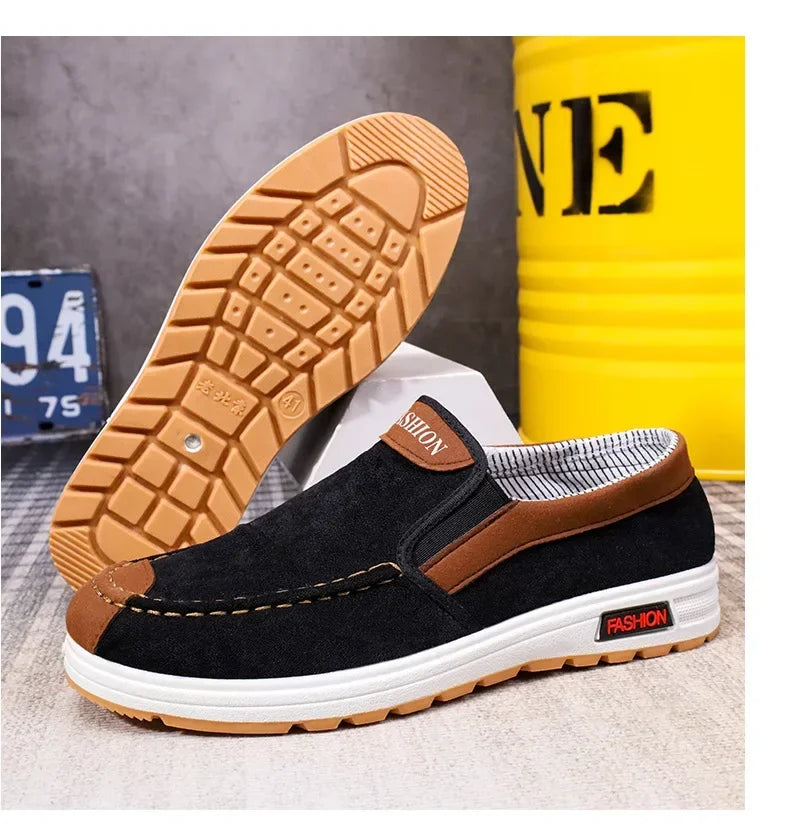 StrideEase™ Plus-Size Loafers for Men