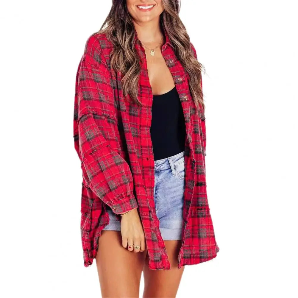 Women's Oversized Shirt Jacket