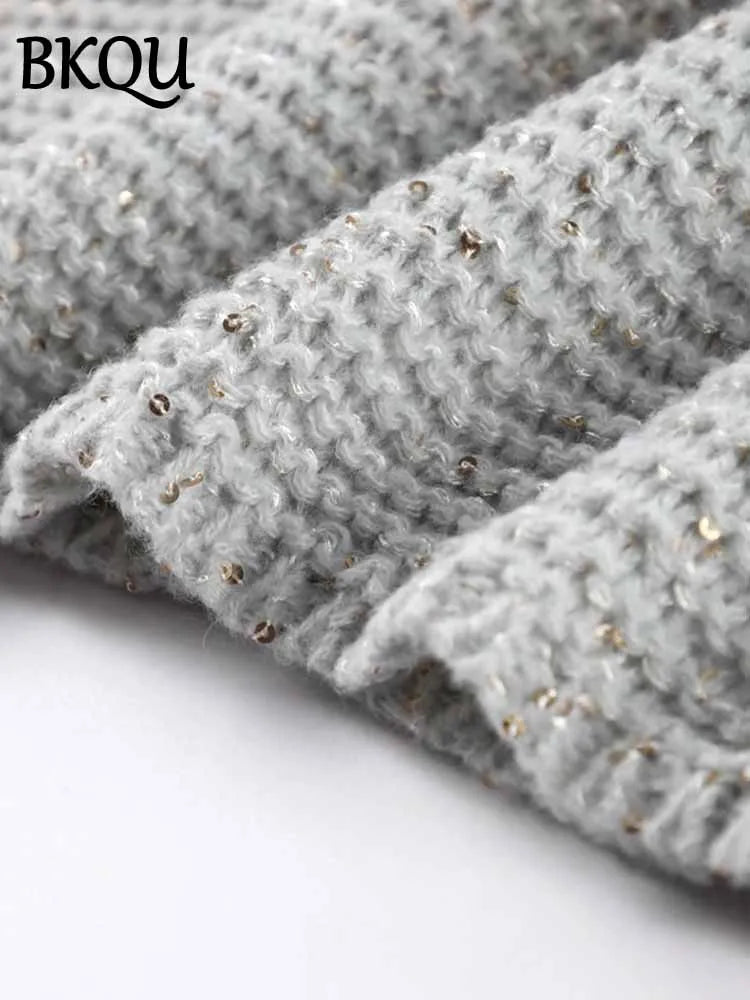 Sequin Off Shoulder Sweater